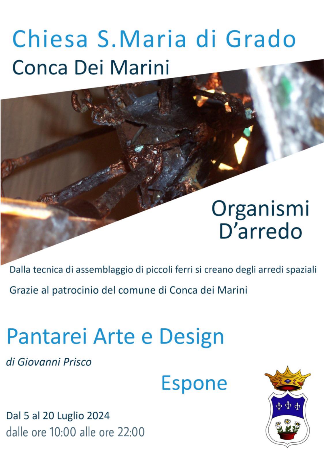 Organismi d'arredo - mostra di arte e design di Giovanni Prisco